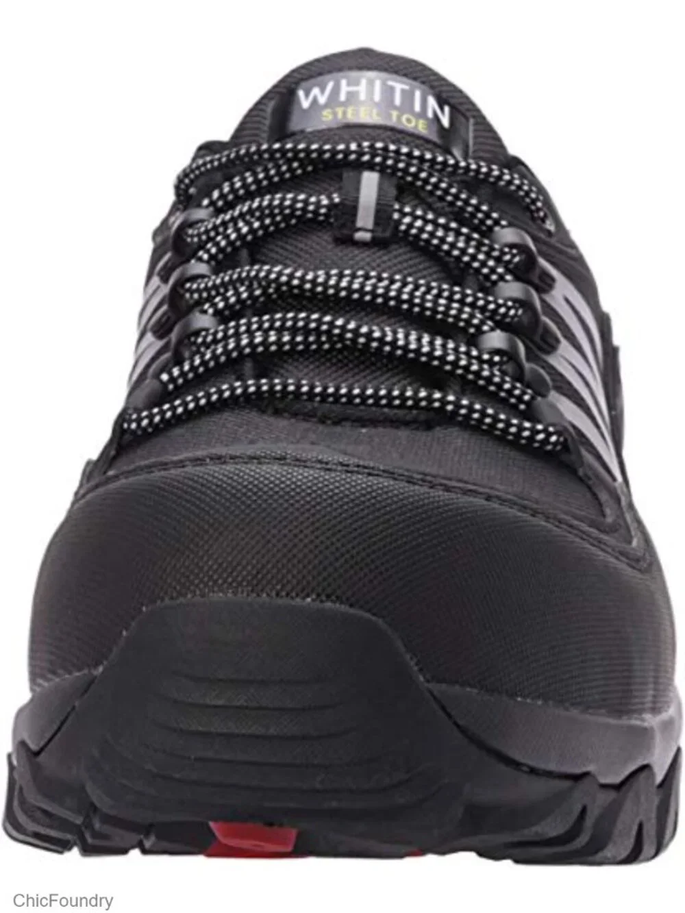 Men's Steel Toe Safety Work Shoes Slip-Resistant Oxford & Synthetic Leather